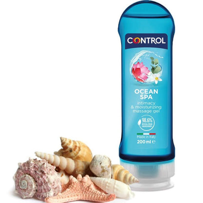 CONTROL - 2 EN 1 MASAJE Y PLACER MAR MEDITERRÁNEO 200 ML