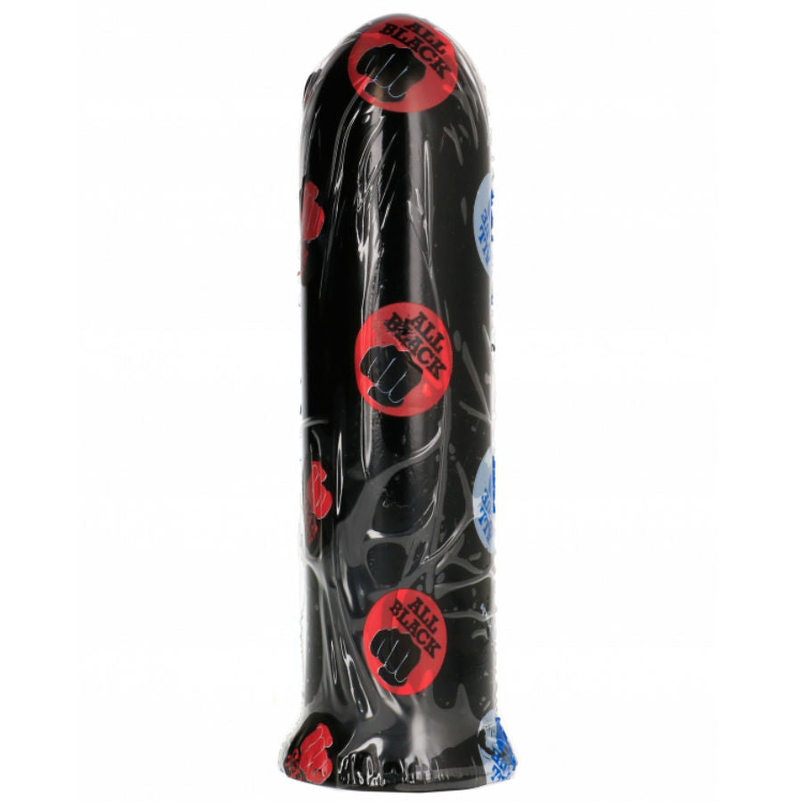 ALL BLACK - DILDO BLACK 19 CM