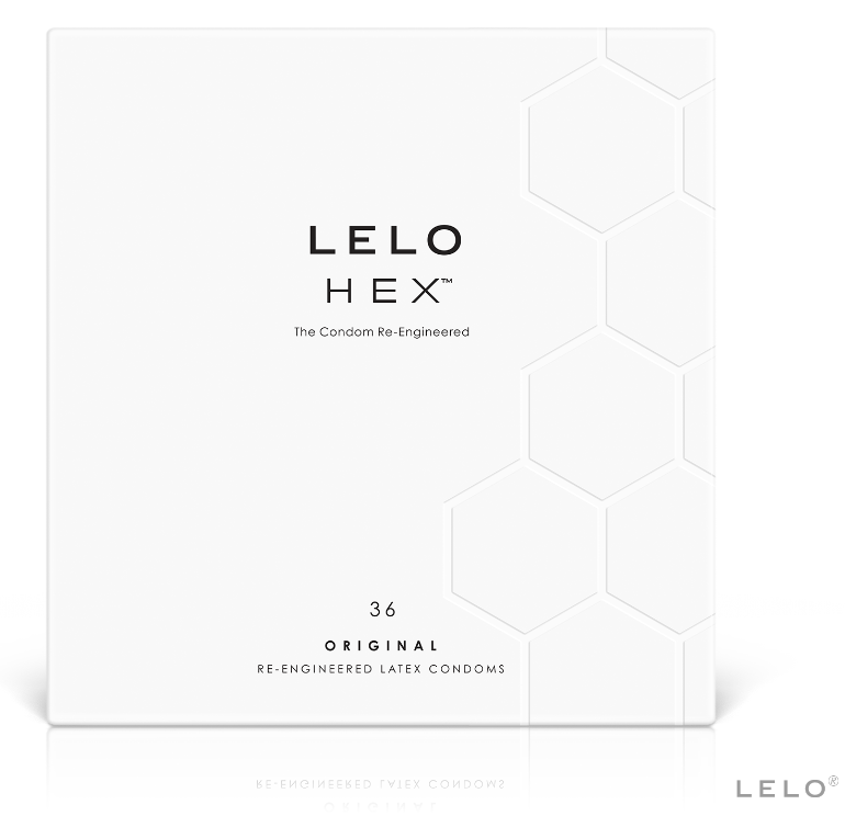 LELO - PRESERVATIVOS HEX CAJA 36 UNIDADES