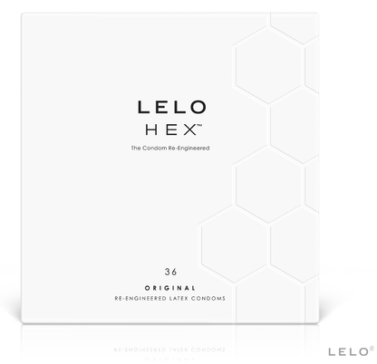 LELO - PRESERVATIVOS HEX CAJA 36 UNIDADES