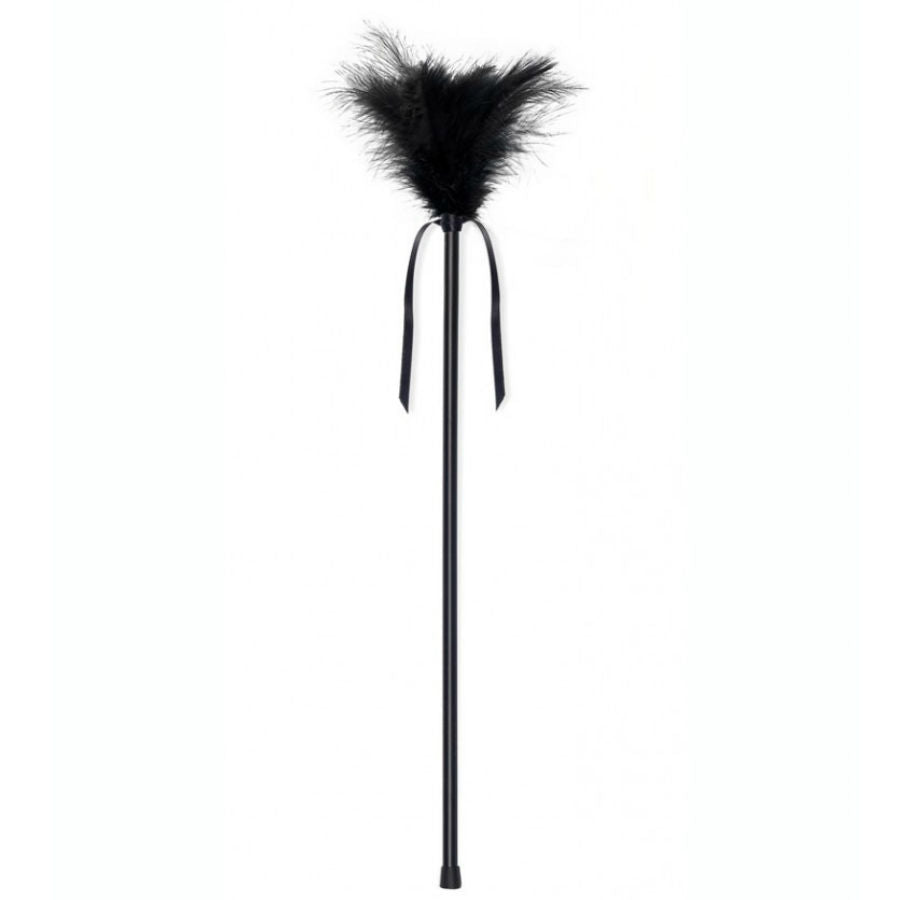 SECRETPLAY - PLUMAS NEGRAS 40 CM