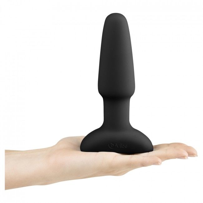 B-VIBE - PLUG ANAL CONTROL REMOTO RIMMING 2 NEGRO