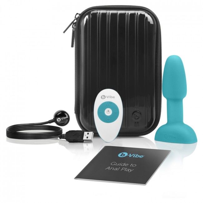 B-VIBE - PLUG ANAL CON CONTROL REMOTO RIMMING PETITE TEAL