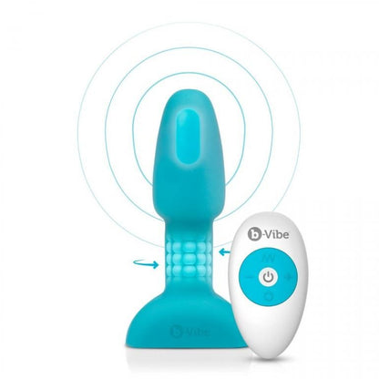 B-VIBE - PLUG ANAL CON CONTROL REMOTO RIMMING PETITE TEAL