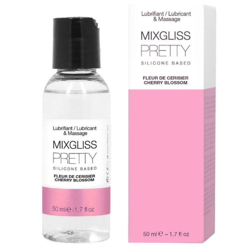 MIXGLISS - LUBRICANTE DE SILICONA PRETTY FLOR DE CEREZO 50 ML