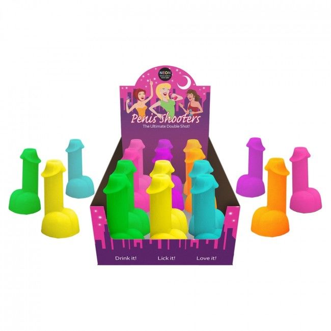 KHEPER GAMES - NEON SHOTS FORM PENIS 1 UNIT (RANDOM COLOR)