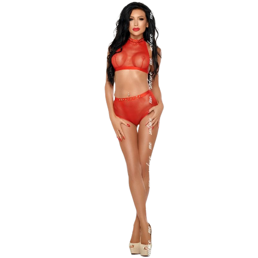 ME-SEDUCE - CONJUNTO MONA ROJO S/M