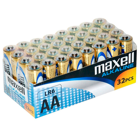 MAXELL - PILAS ALCALINA AA LR6 PAQUETE*32 UDS