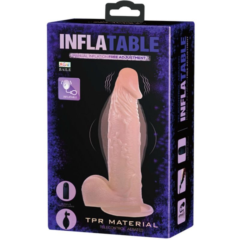 BAILE - REALISTIC VIBRATING AND INFLATABLE DILDO