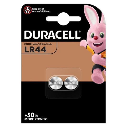 DURACELL - PILA LR44 1,5V 2 UNIDADES