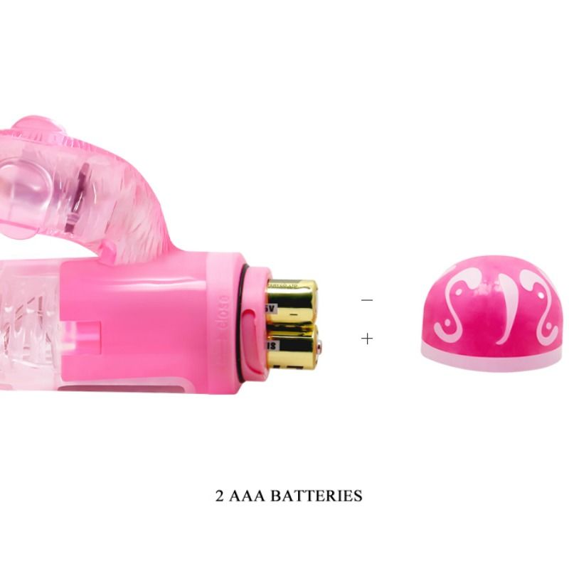 BAILE - MULTISPEED VIBRATOR WITH PINK STIMULATOR