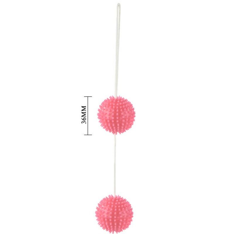 BAILE - A DEEPLY PLEASURE PINK TEXTURED BALLS 3.6 CM