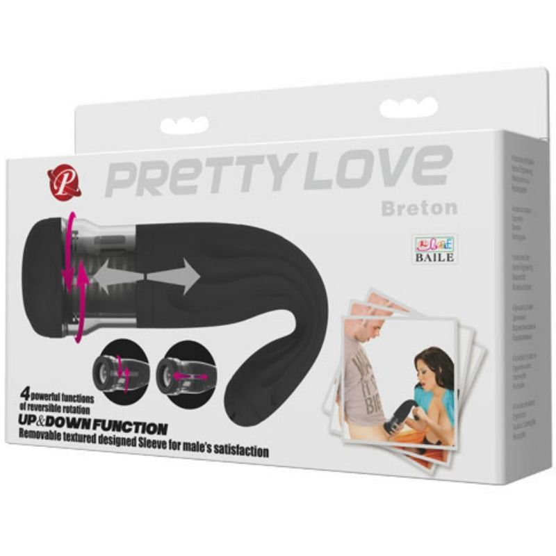 PRETTY LOVE - MASTURBADOR MULTIFUNCIÓN BRETON PARA HOMBRE