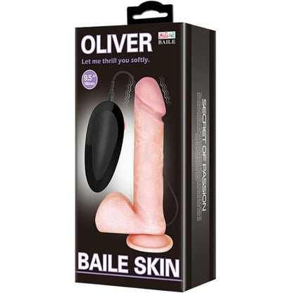 BAILE - OLIVER REALISTIC DILDO WITH VIBRATION