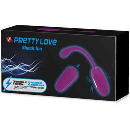 PRETTY LOVE - HUEVO VIBRADOR SHOCK FUN Y ELECTROSHOCK