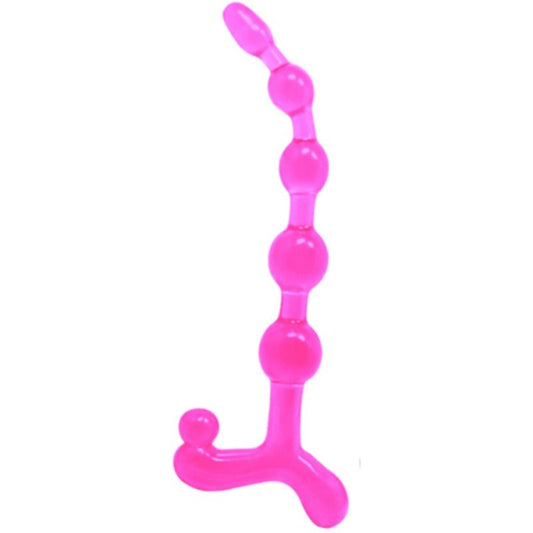 BAILE - BENDY TWIST PINK ANAL BALLS