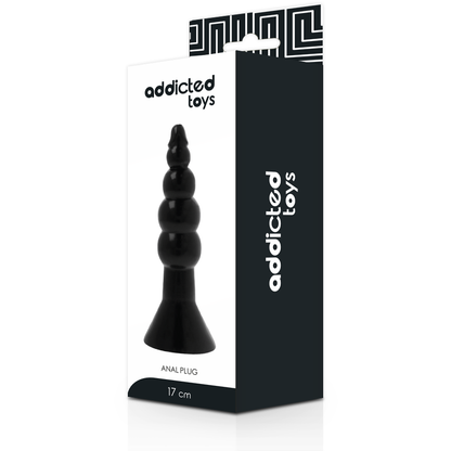 JUGUETES ADICTOS - PLUG ANAL 17 CM NEGRO