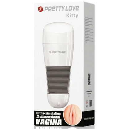 PRETTY LOVE - MASTURBADOR DE VAGINA KITTY WHITE 2