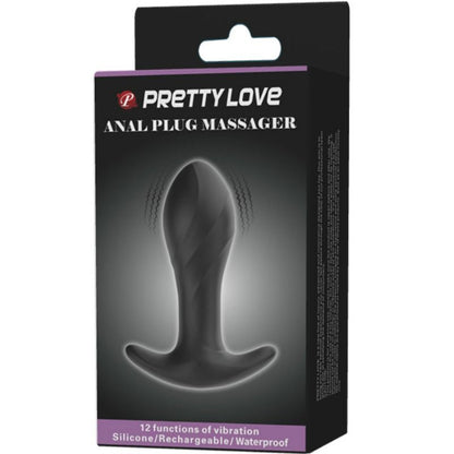 PRETTY LOVE - VIBRADOR ANAL NEGRO