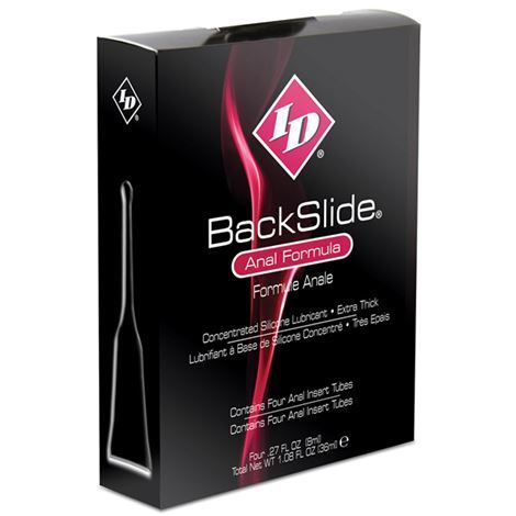 ID BACKSLIDE - INSERTO ANAL 4 TUBOS 8ML