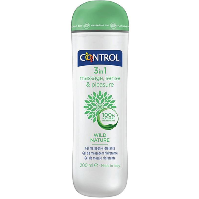 CONTROL - NATURALEZA SALVAJE GEL MASAJE 3 EN 1 200 ML