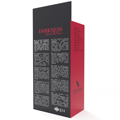 DARKNESS - STRAIGHT RED MASK