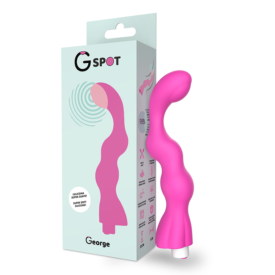 G-SPOT - GEORGE G-SPOT VIBRADOR GOMA ROSA