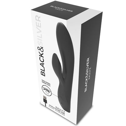 VIBRADOR CON CONTROL TÁCTIL KAULTZ NEGRO Y PLATA