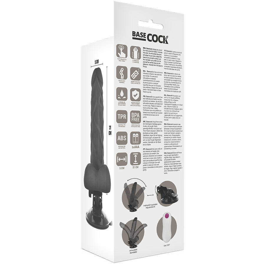 BASECOCK - CONTROL REMOTO FLEXIBLE REALISTA CARNE 21 CM -O- 5 CM