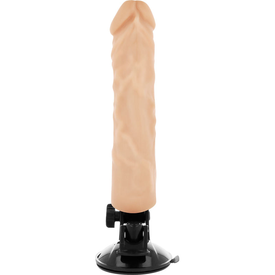 BASECOCK - VIBRADOR REALISTA CONTROL REMOTO CARNE 21 CM -O- 4 CM