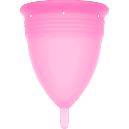 STERCUP - COPA MENSTRUAL DE SILICONA FDA ROSA - TALLA L