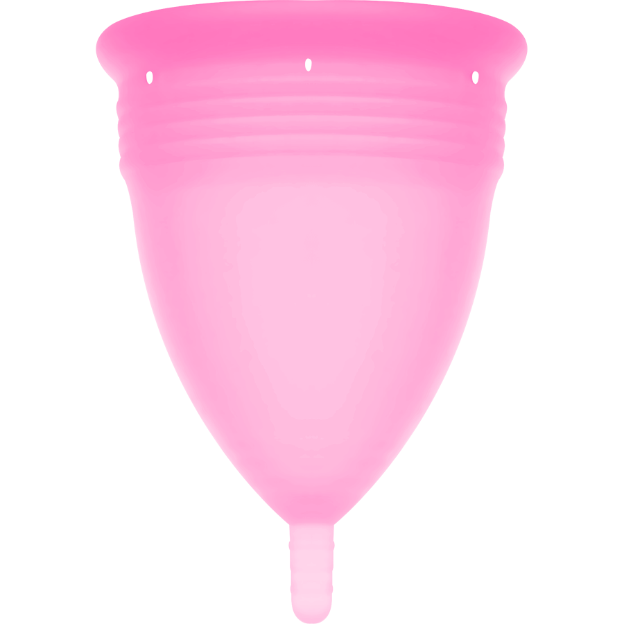 STERCUP - COPA MENSTRUAL DE SILICONA FDA ROSA - TALLA S