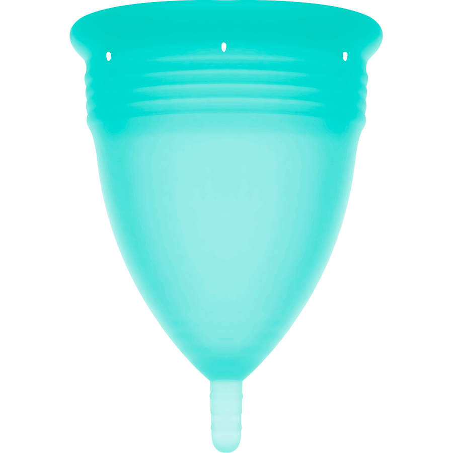 STERCUP - FDA SILICONE MENSTRUAL CUP AQUAMARINE - SIZE S