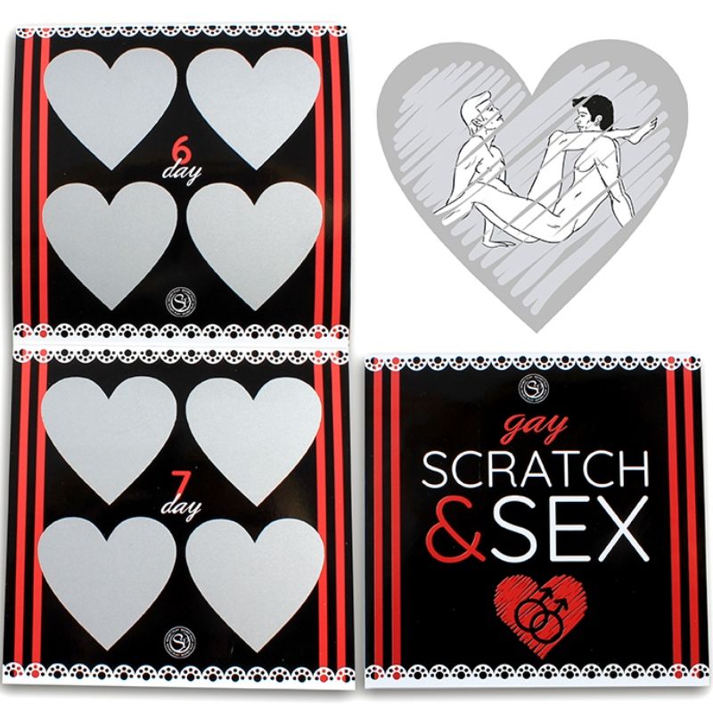 SECRETPLAY - JUEGO SCRATCH &amp; SEX PARA PAREJAS GAY (ES/EN/FR/PT/DE)