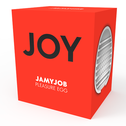 JAMYJOB - MASTURBADOR DE HUEVO VERSIÓN ROJA DISCRETO