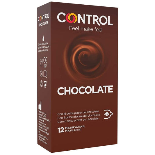 CONTROL - PRESERVATIVOS ADAPTA CHOCOLATE 12 UNIDADES