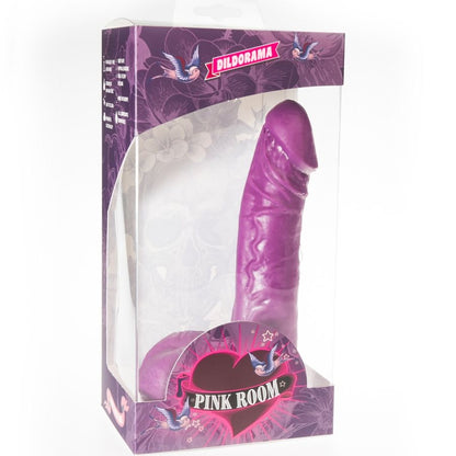 SALA PINK - DILDO REALISTA EBAN MORADO 19 CM