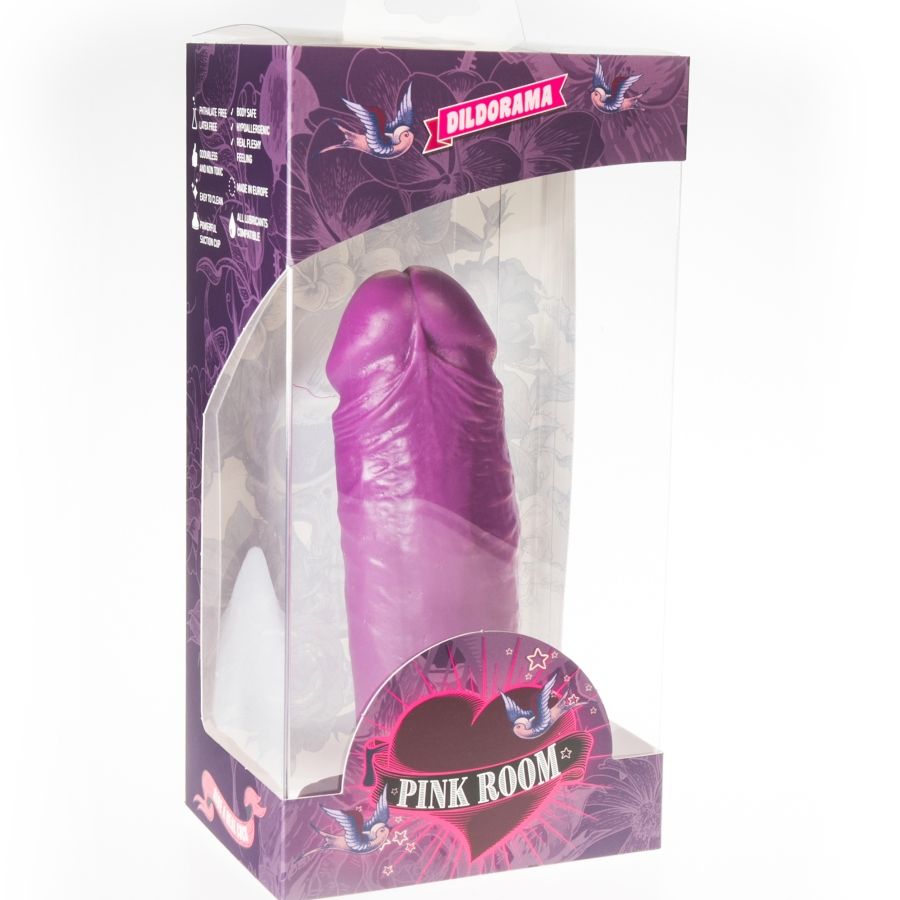 SALA PINK - DILDO REALISTA DAEL MORADO 18,5 CM