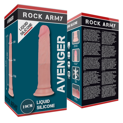 ROCKARMY - ROCKARMY SILICONA LIQUIDA PREMIUM VENGADOR REALISTA 19 CM -O- 3,98 CM