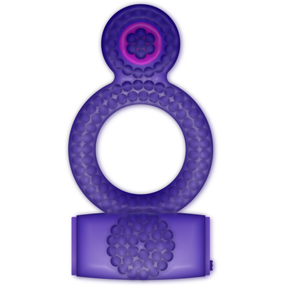 CASUAL LOVE - ANILLO VIBRADOR DOBLE PLACER MORADO