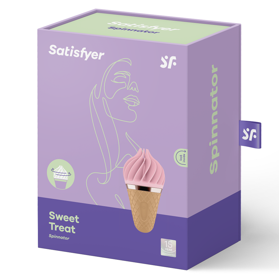 SATISFYER - SWEET TREAT SPINNATOR BROWN & PINK