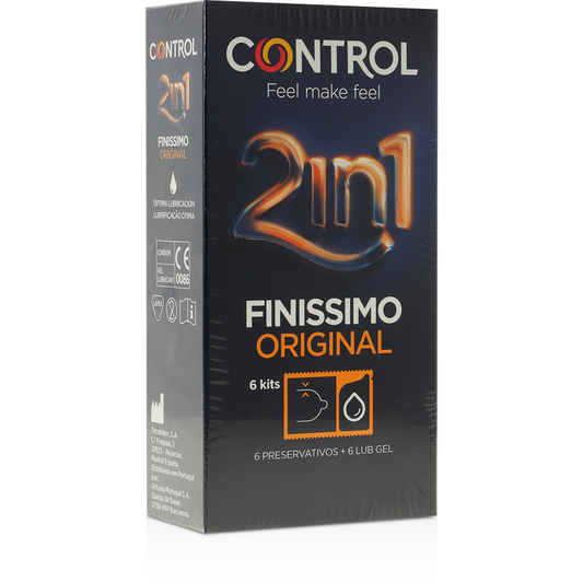 CONTROL - FINISIMO DUO + ​​LUBRICANTE 6 UNIDADES