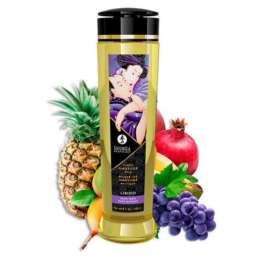 SHUNGA - ACEITE DE MASAJE ERÓTICO LIBIDO 240 ML