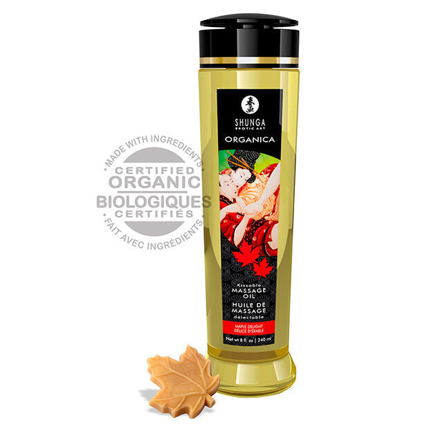 SHUNGA - ACEITE DE MASAJE ORGÁNICO MAPLE DELIGHT 240 ML