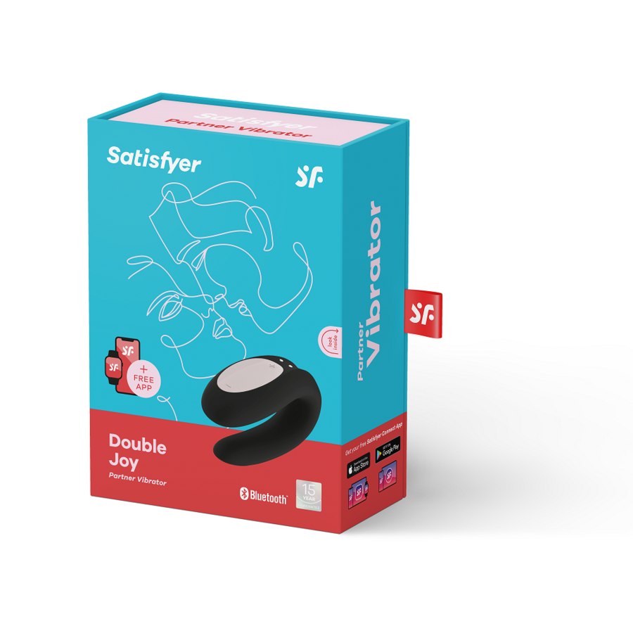 SATISFYER - APLICACIÓN DOBLE JOY CON NEGRO