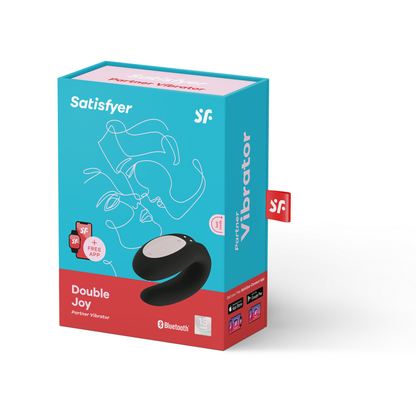 SATISFYER - APLICACIÓN DOBLE JOY CON NEGRO