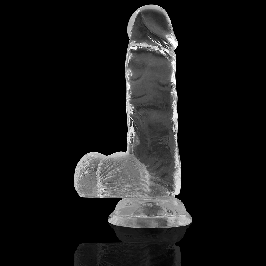 X RAY - CLEAR COCK WITH BALLS 15.5 CM -O- 3.5 CM