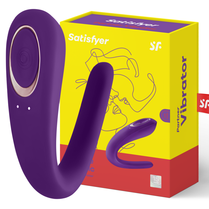 SATISFYER - JUGUETE VIBRADOR PARA PAREJAS QUE ESTIMULA A AMBOS PAREJAS