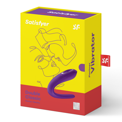 SATISFYER - JUGUETE VIBRADOR PARA PAREJAS QUE ESTIMULA A AMBOS PAREJAS