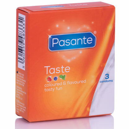 PASANTE - CONDONES SABORES 3 UNIDADES